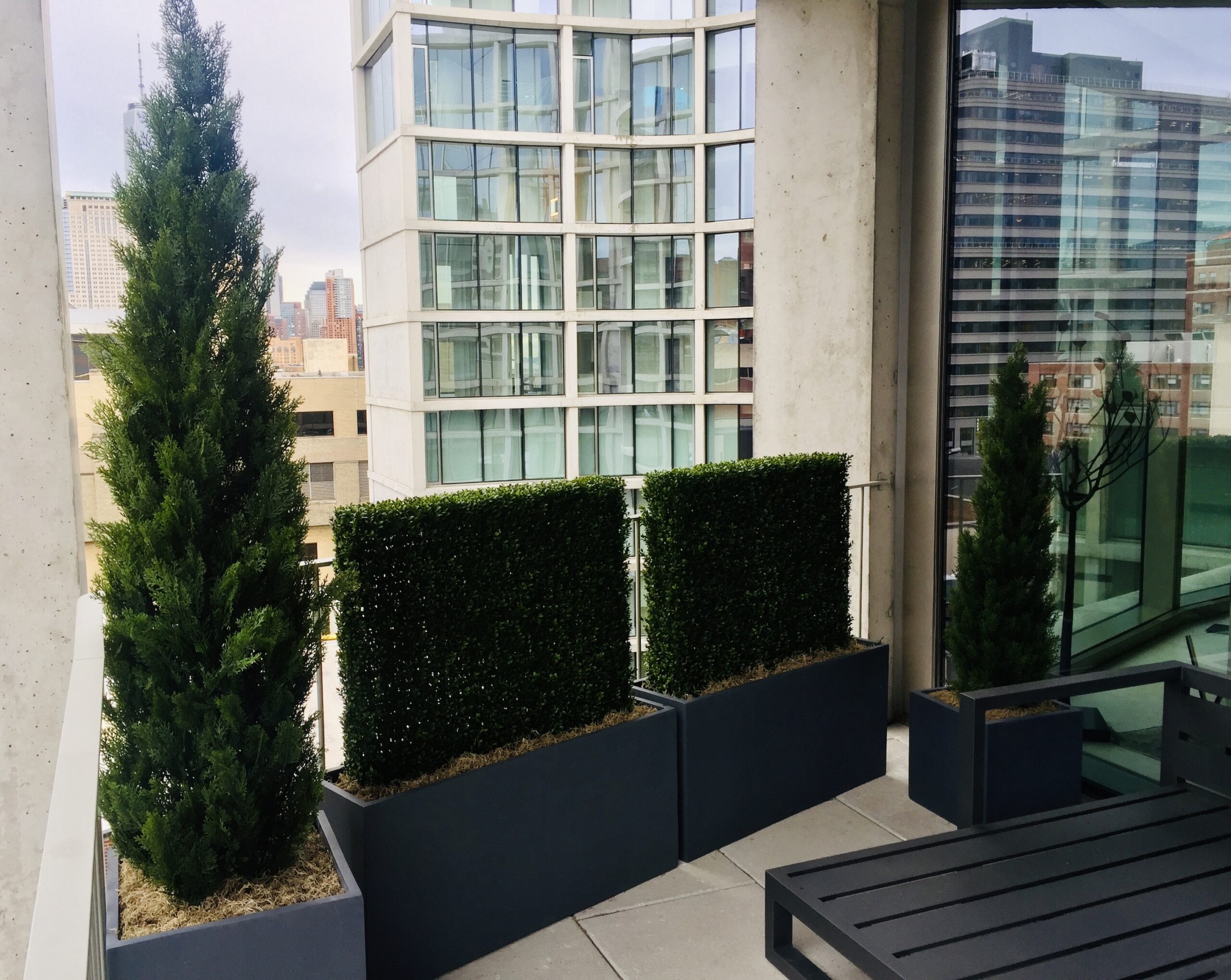 FAUX SHRUBS, TREES & FLOWERS Boxwoods, Vines, Succulents, etc